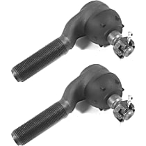 SET-MEMES352R-2 Front, Driver and Passenger Side, Outer Tie Rod End, Supreme Series