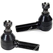 SET-MEMES393R Front, Driver and Passenger Side, Outer Tie Rod End