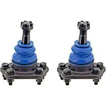 SET-MEMK5208-2 Front, Driver and Passenger Side, Upper Ball Joint Supreme Series
