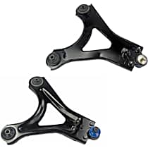 Front, Driver and Passenger Side, Lower Control Arm, FWD, With 2 Bolt Hole Attachment, Supreme Series