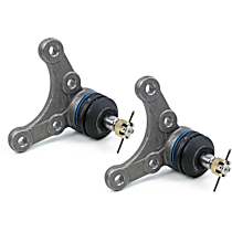 SET-MEMK9099-2 Front, Driver and Passenger Side, Lower Ball Joint Supreme Series