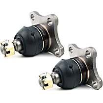 SET-MEMK9296-2 Front, Driver and Passenger Side, Lower Ball Joint Supreme Series
