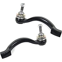 SET-MEMS10628-F Front, Driver and Passenger Side, Outer Tie Rod End, Supreme Series
