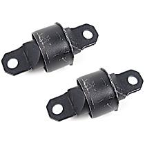 SET-MEMS40403-2 Trailing Arm Bushing - Black, Rubber, Direct Fit, Set of 2