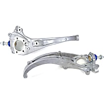 Front, Driver and Passenger Side, Lower Ball Joint, Complete Assembly With Knuckle, M16, From 3/12/2002, Supreme Series