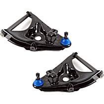 SET-MEMS9703 Front, Driver and Passenger Side, Lower Control Arm, Supreme Series