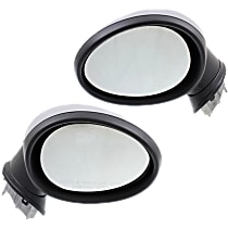 Driver and Passenger Side Mirror, Power, Power Folding, Heated, Paintable, Without Signal Light, Without memory, Without Puddle Light, Without Auto-Dimming, Without Blind Spot Feature