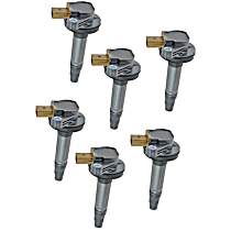 Ignition Coil, Set of 6, 6 Cyl 3.5L, Motorcraft OE Replacement - 