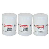 SET-MIFL1A Motorcraft OE Replacement Oil Filter - Canister, Direct Fit, Set of 3