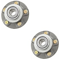 Rear, Driver and Passenger Side Wheel Hub, Sedan, 4-Wheel ABS, FWD, 5 Lugs, With Bearing, Problem Solver Series