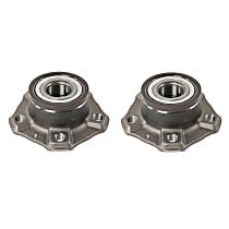 SET-MO512598-2 Wheel Hub, 5 Lugs, Sensor Included, Problem Solver Series