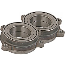 SET-MO512652-2 Rear, Driver and Passenger Side Wheel Hub, 4 Lugs, With Bearing