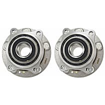Wheel Hub, All Wheel Drive, AWD, 5 Lugs, With Bearing, Problem Solver Series - 