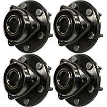 Wheel Hub, 6 Lugs, With Bearing, Problem Solver Series