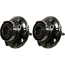 SET-MO513288-2 Wheel Hub, 5 Lugs, With Bearing,, Problem Solver Series