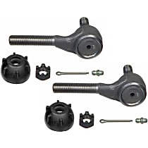 SET-MOES319L Front, Driver and Passenger Side, Inner Tie Rod End