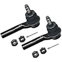 Front, Driver and Passenger Side, Outer Tie Rod End