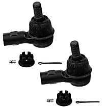 Front, Driver and Passenger Side, Outer Tie Rod End