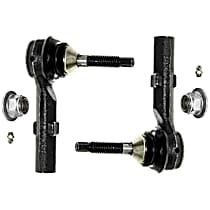 Front, Driver and Passenger Side, Outer Tie Rod End