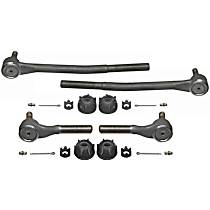 SET-MOES387R Front, Driver and Passenger Side, Inner and Outer Tie Rod End