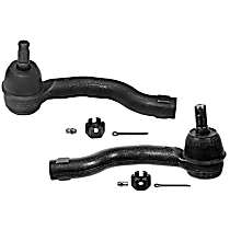 Front, Driver and Passenger Side, Outer Tie Rod End