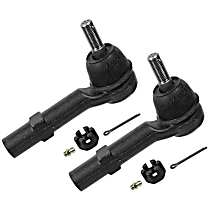 Front, Driver and Passenger Side, Outer Tie Rod End - Front, Driver and Passenger Side, Outer