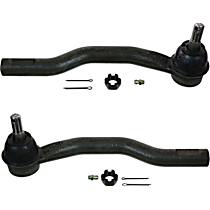 Front, Driver and Passenger Side, Outer Tie Rod End, FWD