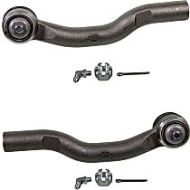 SET-MOES80602 Tie Rod End - Front, Driver and Passenger Side, Outer