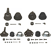 SET-MOK5103-C Front, Driver and Passenger Side, Upper and Lower Ball Joint Problem Solver Series