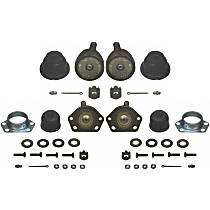 SET-MOK5208 Front, Driver and Passenger Side, Upper and Lower Ball Joint Problem Solver Series