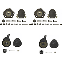 SET-MOK6136-F Front, Driver and Passenger Side, Upper and Lower Ball Joint Problem Solver Series
