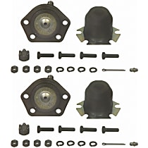 SET-MOK6136 Front, Driver and Passenger Side, Upper Ball Joint Problem Solver Series