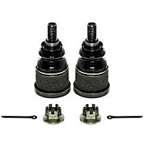 Front, Driver and Passenger Side, Lower Ball Joint