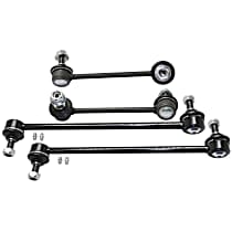 Front and Rear, Driver and Passenger Side Sway Bar Link, Problem Solver Series