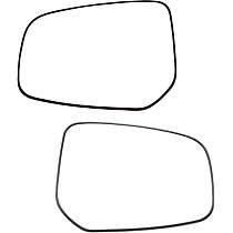 Mirror Glass Driver and Passenger Side, Non-Heated, No Blind Spot Feature, No Turn Signal Light