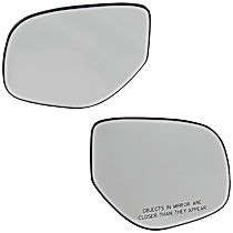 Mirror Glass Driver and Passenger Side, Heated, No Blind Spot Feature, In-glass Signal Light