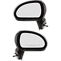 Driver and Passenger Side Mirrors, Power, Manual Folding, Heated, Paintable, No Signal Light, No Memory, No Puddle Light, No Auto-Dimming, No Blind Spot Feature