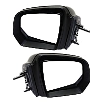Driver and Passenger Side Mirror, Power, Manual Folding, Heated, Paintable, In-housing Signal Light, Without memory, With Puddle Light, Without Auto-Dimming, Without Blind Spot Feature