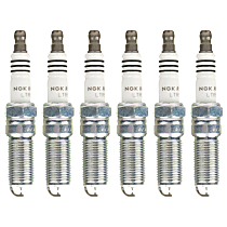 Spark Plug, Gap 0.040 in., Set of 6, 6 Cyl 4.3L, Ruthenium HX Series - 