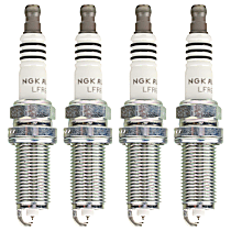 Spark Plug, Gap 0.032in, Set of 4, 4 Cyl 2.4L, Ruthenium HX Series - 