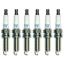 Spark Plug, Gap 0.032 in.; Actual OE Manufacturer; 105,000 mi OE Mfr Recommended Service Interval, Set of 6, 6 Cyl 3.0L, Laser Iridium Series - 