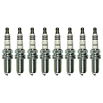 Spark Plug, Twin Spark System, Set of 8, 8 Cyl 6.4L, Iridium IX Series - 
