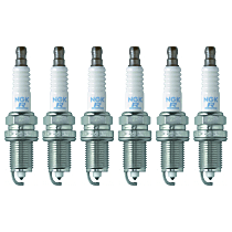 Spark Plug, Gap 0.052 in.; Actual OE Manufacturer; 100,000 mi OE Mfr Recommended Service Interval, Set of 6, 6 Cyl 3.5L, Laser platinum Series - 