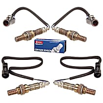 Before and After Catalytic Converter Oxygen Sensor, With 16 Upstream Sensor, With 11 in. Wire, Set of 4, 4-wire, 8 Cyl 7.5L - Before and After Catalytic Converter