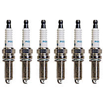 Spark Plug, Set of 6, 6 Cyl 3.5L, Iridium Long Life Series - 
