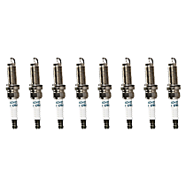 Spark Plug, Set of 8, 8, 5.0, Iridium Long Life Series