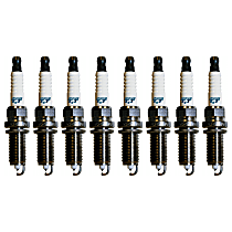 Spark Plug, Set of 8, 8 Cyl 5.0L, Iridium TT Series - 