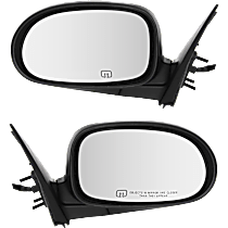 Driver and Passenger Side Mirrors, Power, Manual Folding, Heated, Paintable, No Signal Light, No Memory, No Puddle Light, No Auto-Dimming, No Blind Spot Feature