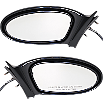 Driver and Passenger Side Mirrors, Power, Manual Folding, Heated, Paintable, No Signal Light, No Memory, No Puddle Light, No Auto-Dimming, No Blind Spot Feature