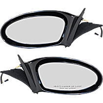 Driver and Passenger Side Mirrors, Power, Non-Folding, Non-Heated, Paintable, No Signal Light, No Memory, No Puddle Light, No Auto-Dimming, No Blind Spot Feature
